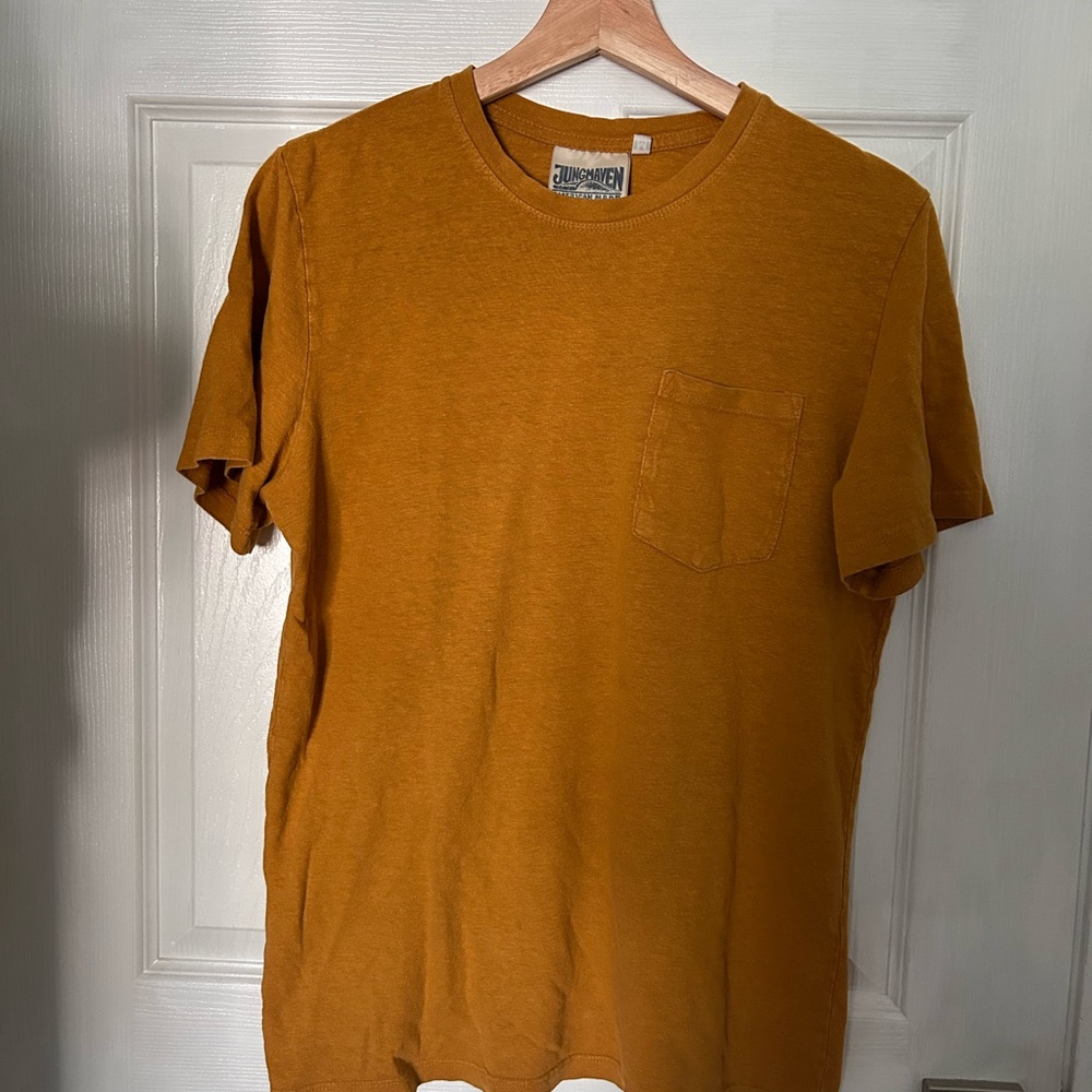 Jungmaven Yellow Short Sleeve Tee